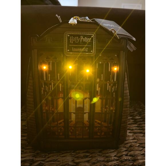 Loungefly Harry Potter Hogwarts Great Hall Mini Backpack - Picture 2 of 8